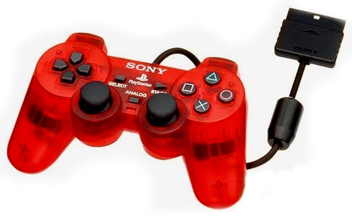 Sony AC-DPS2R mängukontroller Punane Juhtpult Analoog/digitaal Playstation 2