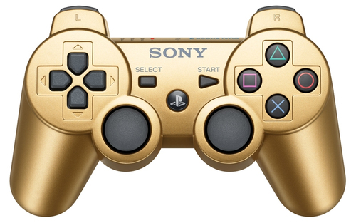 Sony AC-DPS3G mängukontroller Kuld Bluetooth Juhtpult Analoog/digitaal Playstation 3