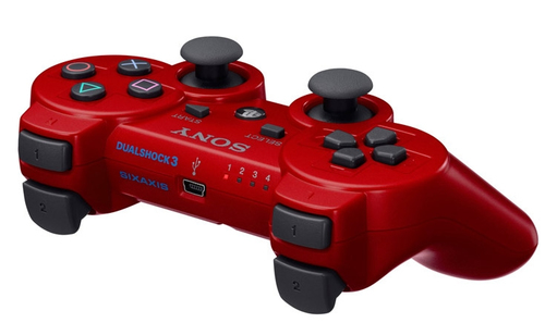 Sony AC-DPS3R mängukontroller Punane Bluetooth Juhtpult Analoog/digitaal Playstation 3