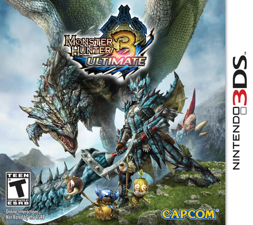 Nintendo Monster Hunter 3: Ultimate, 3DS Inglise keel, Itaalia Nintendo 3DS