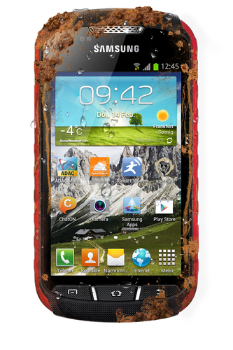 Samsung Galaxy Xcover 2 GT-S7710, 4", 4 GB, 1700 mAh
