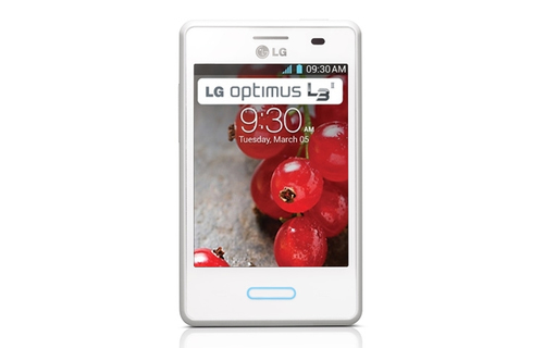 LG Optimus L3 II E430 8,13 cm (3.2) Üksik-SIM 3G 0,5 GB 1500 mAh Valge