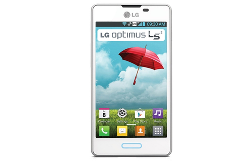 LG Optimus L5 II E460 10,2 cm (4) Android 4.1.2 4G 0,5 GB 4 GB 1700 mAh Valge