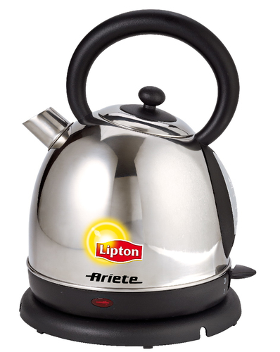 Ariete Bollitore Lipton elektrinis virdulys 1,7 L 2200 W Juoda, Nerūdijančiojo plieno