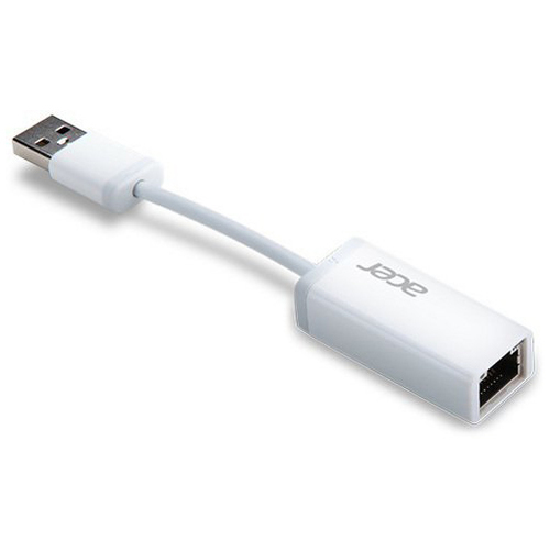Acer NP.OTH11.005 kaabli soomuutja RJ-45 USB 2.0 Type-A Valge