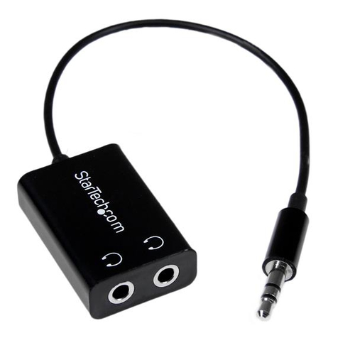 ADAPTADOR DIVISOR SPLITTER  AUDIFONOS 2X MINI JACK 35MM  - MUY1MFFADP