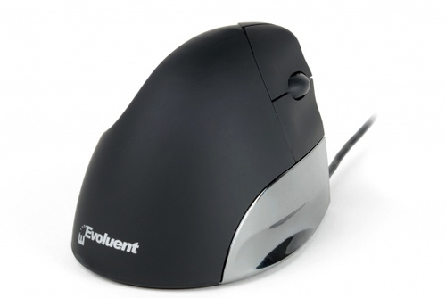 Bakker Elkhuizen BakkerElkhuizen Evoluent Std Vertical Wired Right Handed Mouse Black - image 1