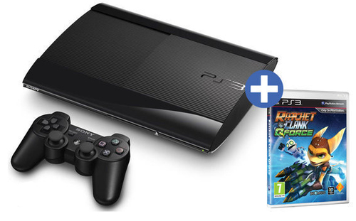 Sony Playstation 3 500GB + Ratchet and Clank: Qforce + 2 DualShocks Wi-Fi Juoda