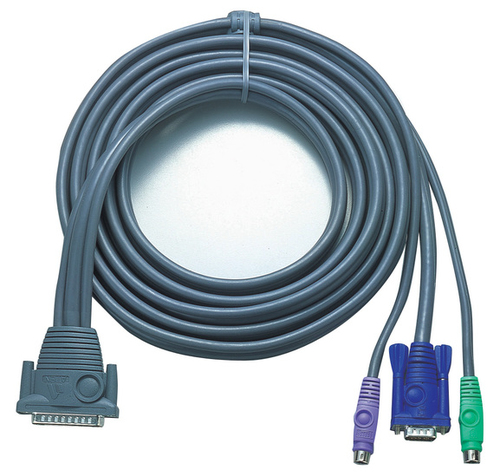 ATEN 10ft PS/2 KVM kabelis Pilka 3 m