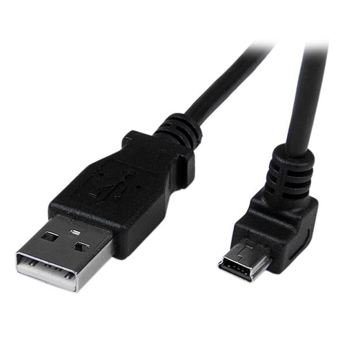 USBAMB2MD CABLE 2M MINI USB B A USB A  ACODADO HACIA ABAJO ADAPTADOR