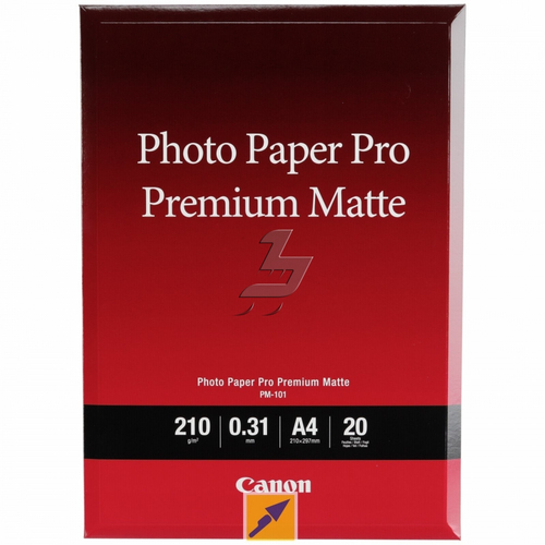 Canon PM-101 Premium A4 Matte Photo Paper 20 sheets - 8657B005