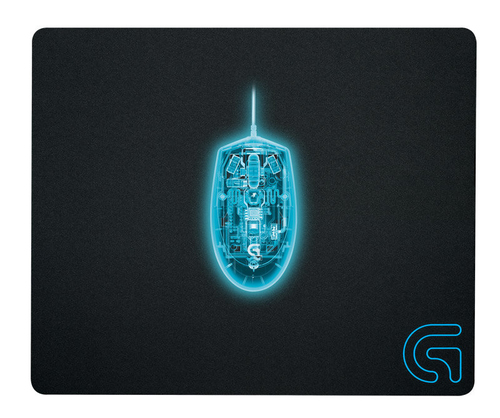 Logitech 943-000043 pelės kilimėlis Žaidimo pelės padėkliukas Juoda
