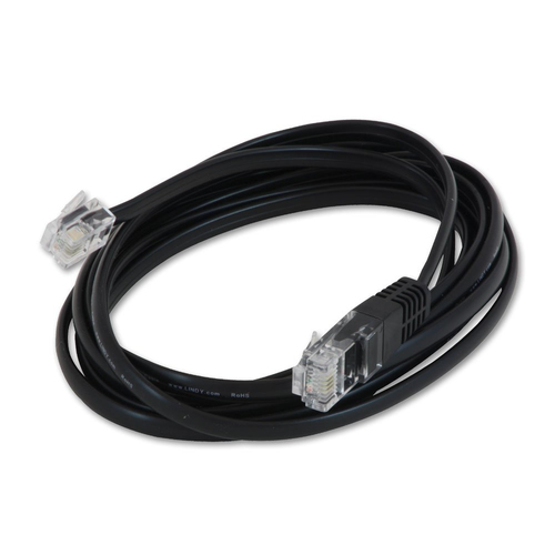 Lindy 10m RJ-11/RJ-45 Juoda