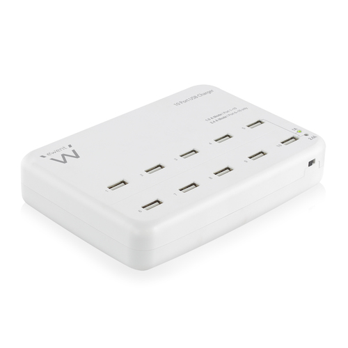 Ewent EW1218 mobiliojo įrenginio kroviklis Universalus Balta USB Vidaus