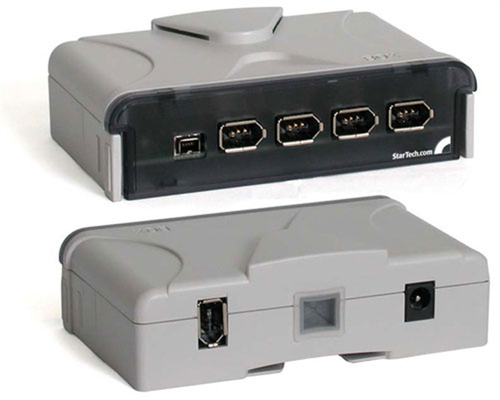 StarTech.com 1394HUB jaotur 400 Mbit/s Must, Hall