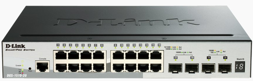 1510SERIES SMART MNGD 16PORT GIGABIT SW W/ 2 SFP + 2 10G