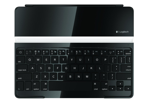 Logitech Ultrathin Keyboard Cover Krievu Bluetooth sistēma Melns