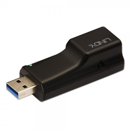 Lindy 43121 kaabli soomuutja USB RJ-45 Must