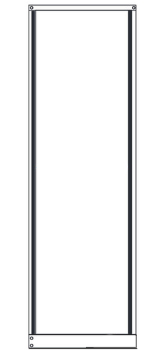 3M Y300194A0000 püstik 40U Eraldiseisev serverikapp Must