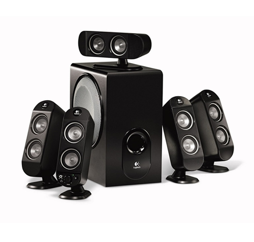 Logitech X-530 - Sistema de altavoces - para PC - canal 51 - 70 vatios Total - 970114-0403