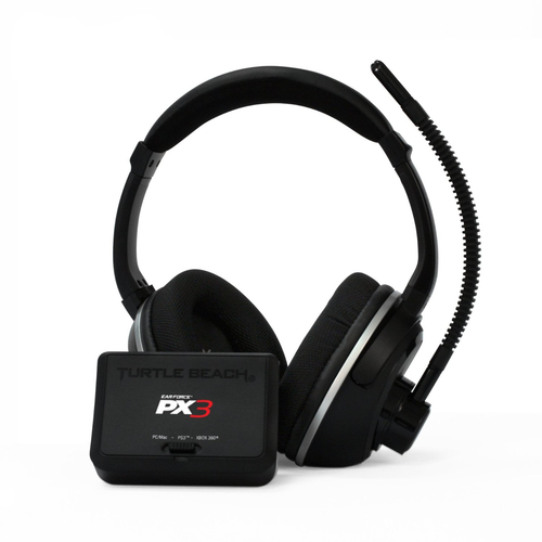 Turtle Beach Ear Force PX3 Kõrvaklapp Juhtmevaba Peavõru Mängimine Must