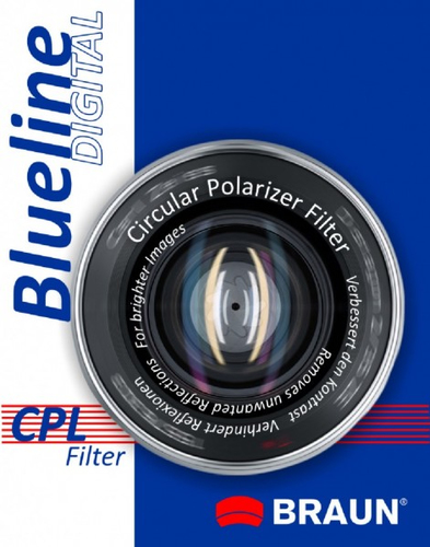 Braun 58mm Blueline Circular Polarising Filter Polariseeriv filter 5,8 cm
