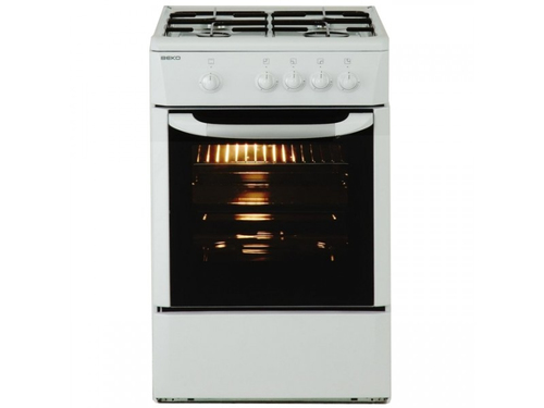 Beko CG 41009 D plīts & cepeškrāsns Brīvi stāvoša plīts Dabasgāze Gāzes Balts