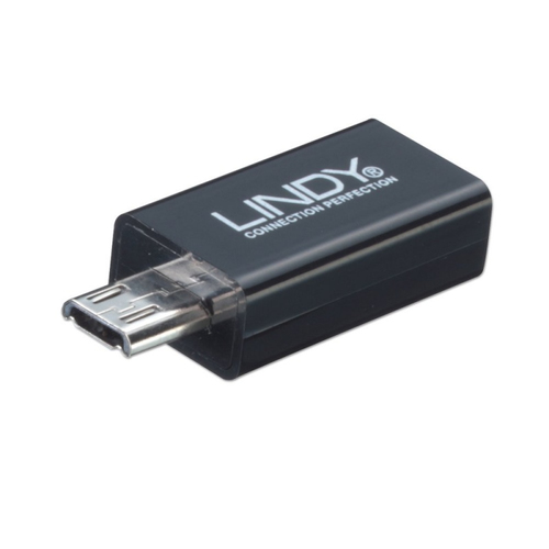 Lindy 41570 kaabli soomuutja USB 2.0 Micro Must