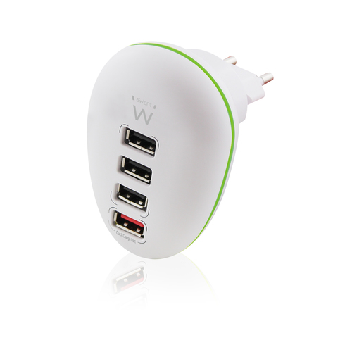 Ewent EW1217 mobiliojo įrenginio kroviklis Universalus Balta USB Vidaus