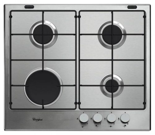 Whirlpool GMA6411IX Nerūdijančiojo plieno Įmontuoti Dujinė 4 zone(s)