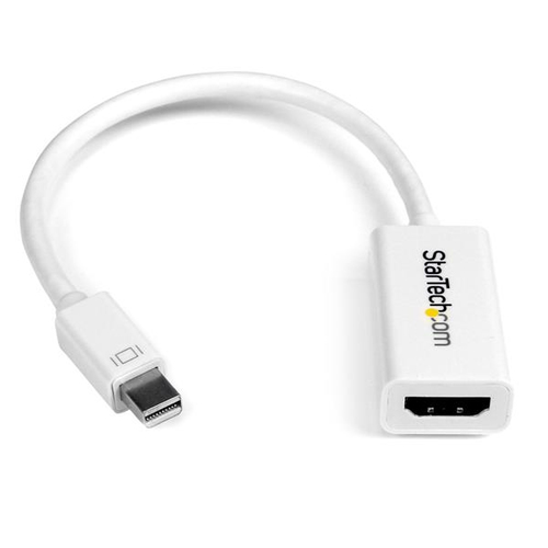 CONVERTIDOR MINIDISPLAYPORT  HDMI ACTIVO DP 4K 30HZ BLANCO  - MDP2HD4KSW