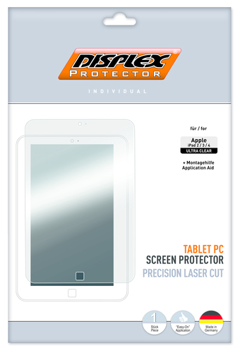 Displex Protector Apple iPad 2/3/4 1 tk
