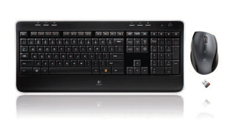 Logitech MK620 klaviatuur Hiir kaasa arvatud Raadioside Inglise Must
