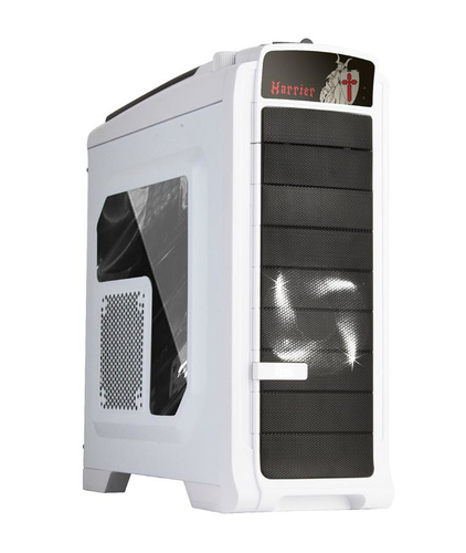 itek Harrier 01 Midi Tower Must, Valge