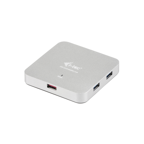 i-tec U3HUBMETAL5 jaotur USB 3.2 Gen 1 (3.1 Gen 1) Type-A 5000 Mbit/s Hõbe
