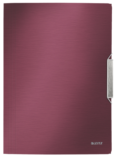 Leitz Style 3-Flap Polipropilēns (PP) Sarkans A4