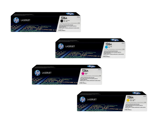 HP CE310A-CE313A toonerikassett 4 tk Originaal Must, Tsüaan, Magenta, Kollane
