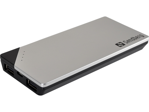 Sandberg PowerBank 6000 Liitiumioon (Li-Ion) 6000 mAh Hõbe