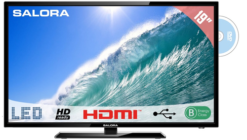 Salora 19LED2605D teler 48,3 cm (19) HD Must 250 cd/m²