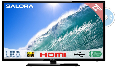 Salora 22LED2605D teler 55,9 cm (22) Full HD Must 250 cd/m²