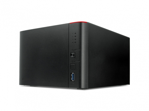 Buffalo LinkStation 441D NAS Marvell Armada 370 0,5 GB DDR3 12 TB HDD Schwarz
