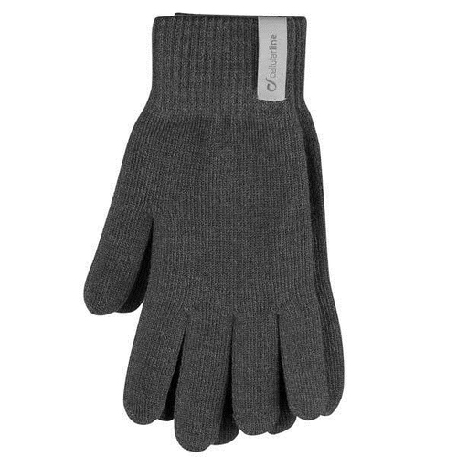 Cellularline TOUCHGLOVES Jutiklinio ekrano pirštinės Unisekso stiliaus Juoda