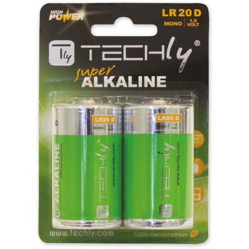 Techly LR20 D 1.5V Ühekordne patarei Aluseline