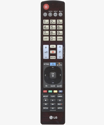LG AKB73615303 remote control IR Wireless TV Press buttons 0