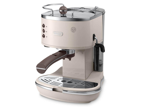 Delonghi Icona Vintage Pump Espresso Coffee Machine Cream - Beige - image 2