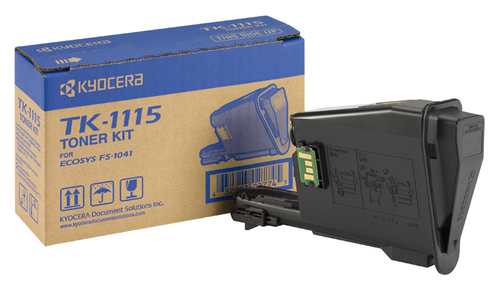 Kyocera TK1115 Black Toner Cartridge 1.6k pages - 1T02M50NL1