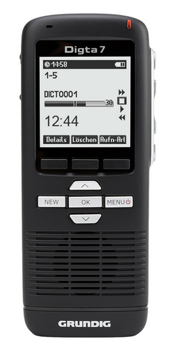 Grundig Digta 7 Push Vidinė atmintis ir atminties kortelė Juoda