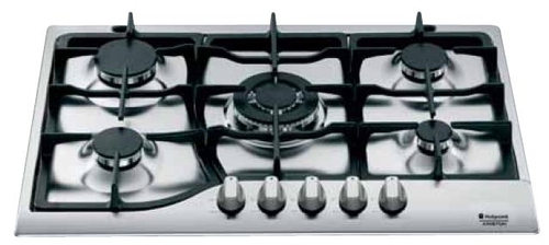 Hotpoint PH 750 T (IX)/HA Hõbe Sisseehitatud Gaas 5 tsoon(id)