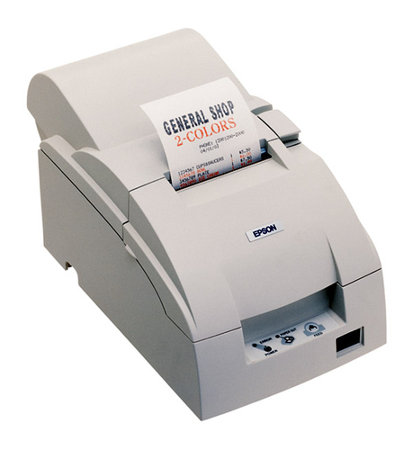 C31C513A8971 Epson TM U220A - Impresora de recibos - bicolor monocromático - matriz de puntos - Rollo 76 cm - 178 cpp - 9 espiga - hasta 6 líneas/segundo - USB - cortador - cortador - blanco frío