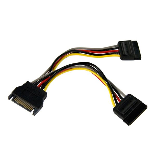 CABLE ADAPTADOR BIFURCADOR  SATA 015M DIVISOR DE CORRIENTE  - PYO2SATA